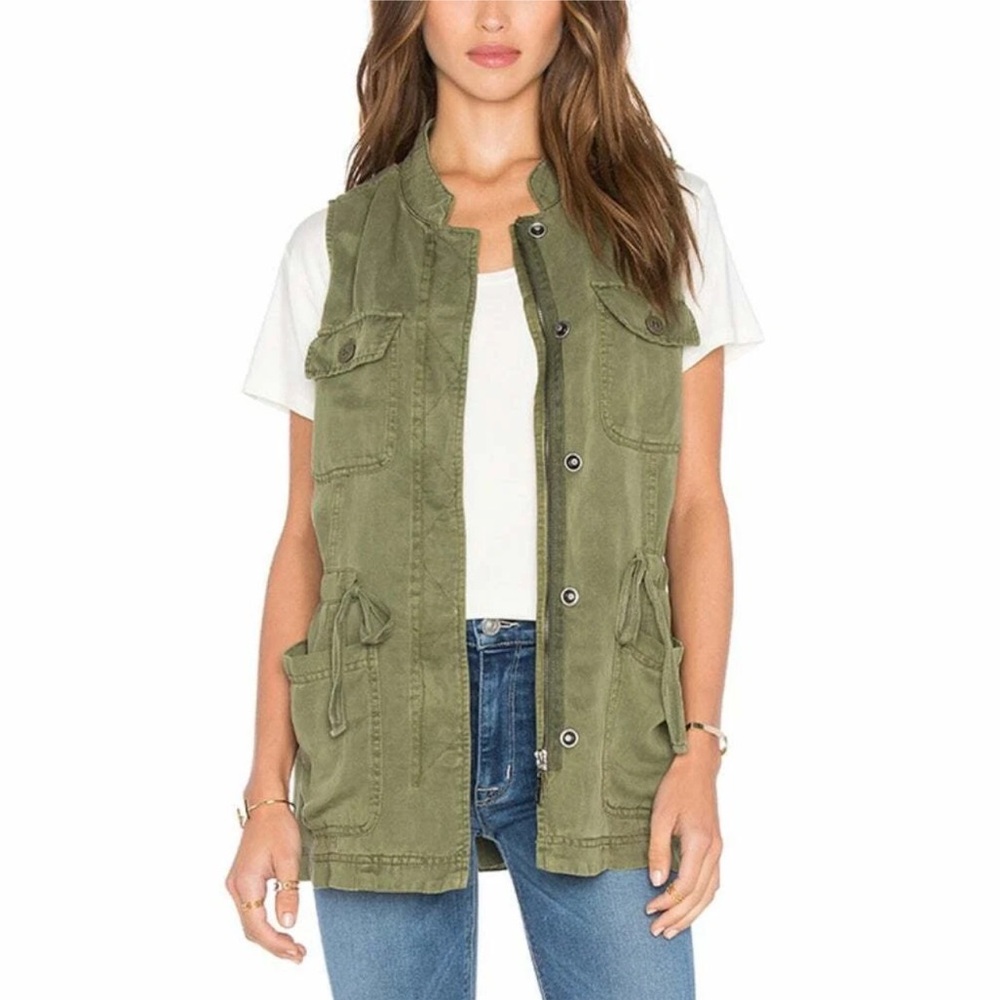 Anthropologie Sanctuary brand from Evereve. Canyon green military-type vest. S